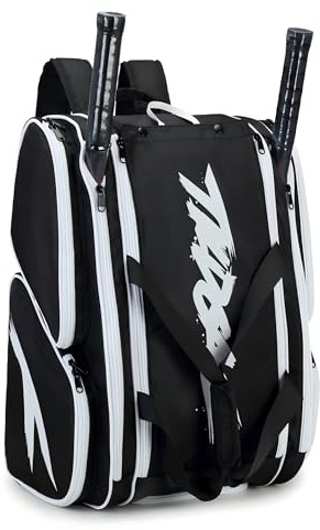 TILDOSAC Padel Racket Bag Duffle Sac à Dos pour Padel Pickleball Paddles,Protector Sac à Dos, Grande Sport Paddel Tasche