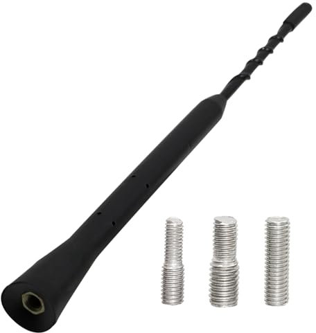 Dachantenne Auto,23 cm Autoradio-Antenne Auto, autoantenne kurz Dachantenne mit FM/DAB-Funktion,Universal Ersatzantenne für einfache Installation, kompatibel mit M4, M5, M6 Adaptern