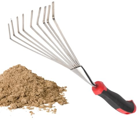 YRTUOP Râteau À Main - Cultivateur Manuel Compact pour Jardinage - Accessoire De Désherbage Manuel Robuste avec Grattoir Compact pour Hommes Et Femmes Jardiniers