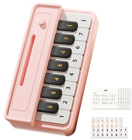 Tastiera Pianoforte Per Bambini | Educativo Apprendimento Precoce Portatile Sensoriale,Pianoforte da Viaggio per Bambine con Libro di Canzoni,Per Bambini, Casa, Viaggio, Compleanno, Natale