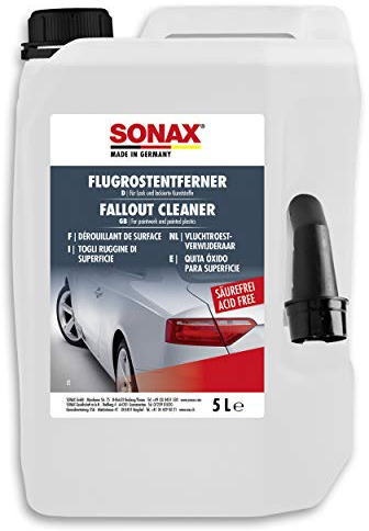 SONAX Togli ruggine di superficie (5 Litri) agisce sulle superfici verniciate, eliminando macchie di ruggine e polvere industriale | Art. N. 05135050