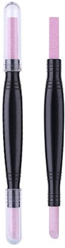 Bimsstein, doppelseitig, Nagelschleifstifte, Nagelpuffer für abgestorbene Haut, Nagelhaut-Werkzeug, Maniküre, Pediküre, 3 Stück