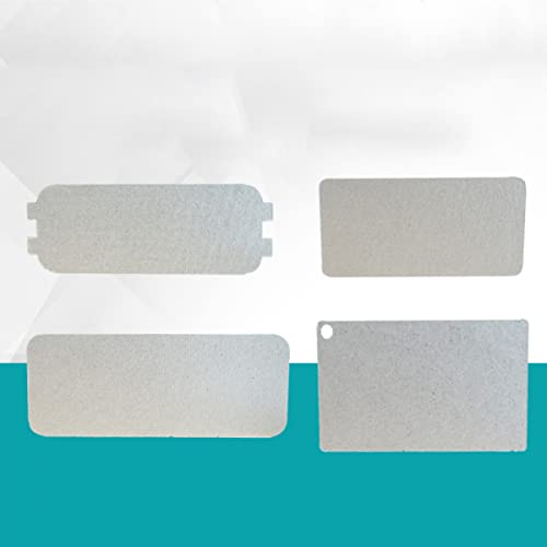 SPORTARC 10 pezzi copertura guida d'onda forno a microonde mica piastra foglio, universale forno a microonde forni fogli, piastre di mica per Galanz Magnetron Cap, 11,5 x 4,6 cm addensare