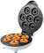 Firulab donas | Máquina para Hacer donas Desayuno 1200 W | Máquina para Hacer Donuts eléctrica Antiadherente 7 Agujeros para panadería casera, Tienda postres