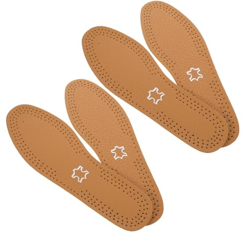 SOPOTUTU 2 Paare Sportschuheinsätze Einlegesohlen Herren Schuheinlagen Einlegesohlen Anti Schweiß Laufsohlen Für Turnschuhe Schweißabsorbierende Light Brown