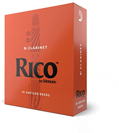 Rico by D'Addario Bb-Klarinettenblätter, Stärke 2.5, 10-pack