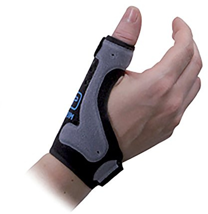 Tum- och handledsstöd – för tumoteoartrit, Rhizartros, Tumskador, Karpaltunnelsyndrom eller tumseninflammation. (large/extra large, Grå)