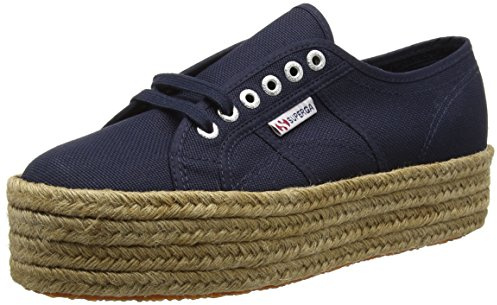 Superga Femme 2790-cotropew Baskets Basses, Bleu Navy, 39 EU