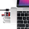 SATECHI Aluminium Typ-C USB 3.0 3-in-1 Combo Hub mit USB-C Pass-Through, für M2/M1 MacBook Pro, Air, M2/M1 iPad Pro, Air, M2 Mac mini, iMac M1 (Silber)