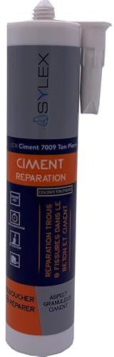 SYLEX - Mastic Réparation Ciment 7009 280ml - Couleur TON PIERRE