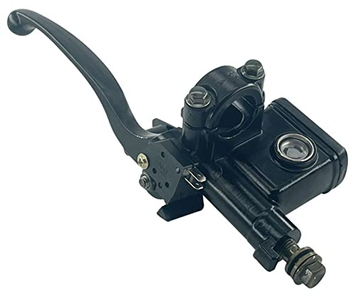 Motorrad Bremshebel, Asudaro 22 mm Zylinder Hydraulischer Kupplungshebel Bremsgriff Aluminiumlegierung Links/Rechts Motorräder Hauptbremszylinder kompatibel mit Motorrädern und Karts Rechts
