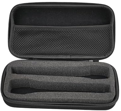 Mikrofonkoffer Taschen Drahtlose Mikrofonkoffer mit Reißverschluss Anti-Druck Hard Bag Portable Mic EVA Case mit Griff für Mikrofon Lagerung