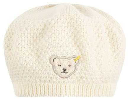 Steiff Mütze EU Größe 49 Eggnog, Kinder Mädchen Mütze, Ohrenschützer für Kinder, warme Wintermütze, Ohrenwärmer für kalte Jahreszeit, weich und bequem, waschmaschinenfest