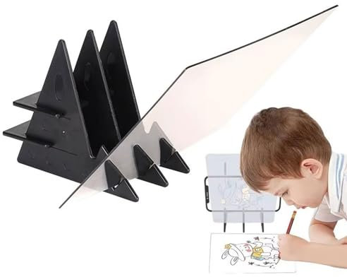 Projecteur De Dessin Optique,Projecteur de Dessin avec Acrylique,Planche à Dessin Optique,Projecteur de Croquis Portable,Planche de Traçage de Dessin Optique,Outils de dessin pour enfants,Adultes
