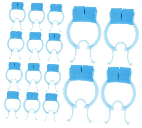 NIYANGLE 16piezas Clip de Ejercicio de Respiración Portátil Pinzas Nasales para Detener el Sangrado Nasal Útiles Hogar y Entrenamiento de Pulmones