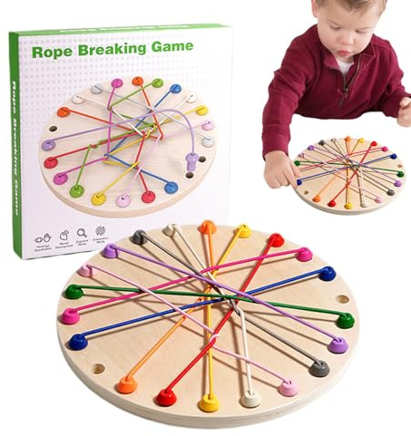 Gioco Districante Di Corda, Giocattolo Di Per Sciogliere I Nodi Di Corda Per Bambini - Giocattolo Di Addestramento Al Pensiero Logico, Giochi Da Tavolo Interattivi Migliorano L'interazione Genit