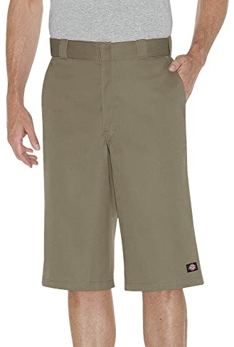 Dickies Herren Regular Fit Freizeit Hemd Shrt,Braun,36 Taille x RegulärXS