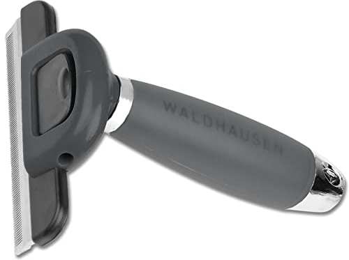 WALDHAUSEN Fellwechselkamm mit Gelgriff, L, schwarz