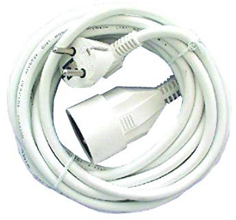 Prolongateur HO5VVF 3x1,5mm²- 10m - Blanc - Chacon