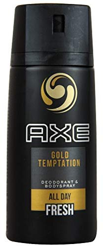 6er Pack - Axe Men Deodorant/Bodyspray Gold Temptation - 150 ml