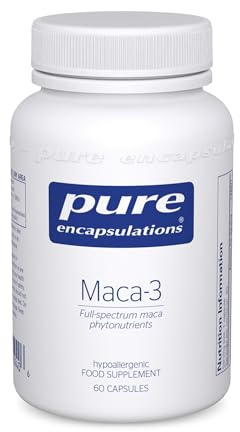 Pure Encapsulations Maca-3 - Hypoallergenic Phytonutrient Supplement - Glucosinolates, Macamides and Macaenes - 60 Capsules