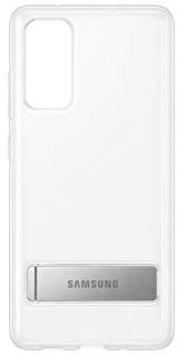Samsung Clear Standing Cover Smartphone Cover EF-JG780 für Galaxy S20 FE Handy-Hülle, ausklappbarer Standfuß, Schutz Case, stoßfest, transparent - 6.5 Zoll