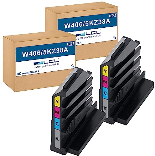 LCL Kompatibel 5KZ38A Laser Toner Collection Unit als Ersatz für HP Color Laser 150A 150nw MFP 178nw MFP 178nwg MFP 179fnw MFP 179fwg 150Series MFP170Series MFP179fng (2Schwarz)