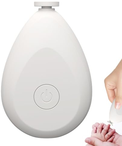 Elektrisk nagelklippare för bebisar, nagelklippare för bebisar med 4 poleringshuvuden, babynagelsax för tår och naglar, nagelklippare för spädbarn och nyfödda, form av Aokley