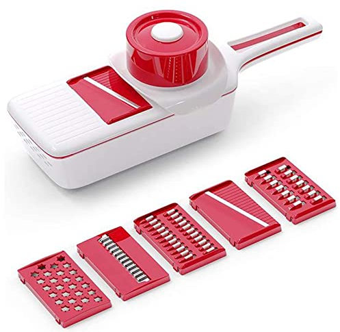 Vegetable Chopper Dicer Cutter Dicing Machine - Veggie Slicer Cutter Grater, Food Processor Small,Cheese Chopper Mini, Potato Onion Garlic Chopper with Container, Portable String V
