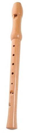SUPVOX Eight Hole Wooden Recorder Instrument for Beginners and Kids, Wood Material with Sound, Great for Practice Sessions and Early Education, Soprano Saxophone Style Rhythm Musical