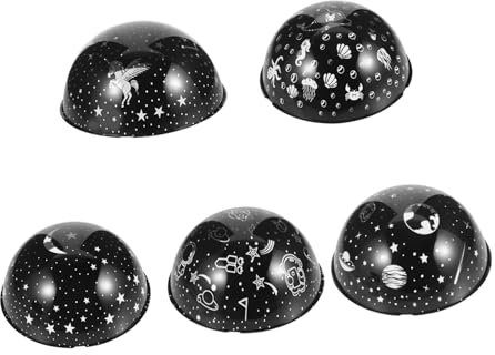 Yardwe 5pièces Film De Projection Lumière Adorable Accessoire Luminaire Chambre Décor Fête