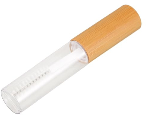 DECOMELODY Återanvändbar Transparent Mascaraflaska med Tättslutande Borste för Ögonfrans Ögonbrynsserum Kompakt Resestorlek för Lash Tech Supplies Must Haves
