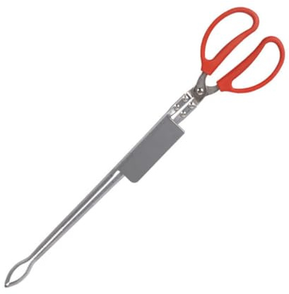 SOIMISS Pinza per Anguille in Acciaio Inox 52 CM Clip Antiscivolo Multifunzione per Granchi, Aragoste e Raccolta Frutti di Mare, Utensile da Cucina per Mani Pulite e Uso Pratico
