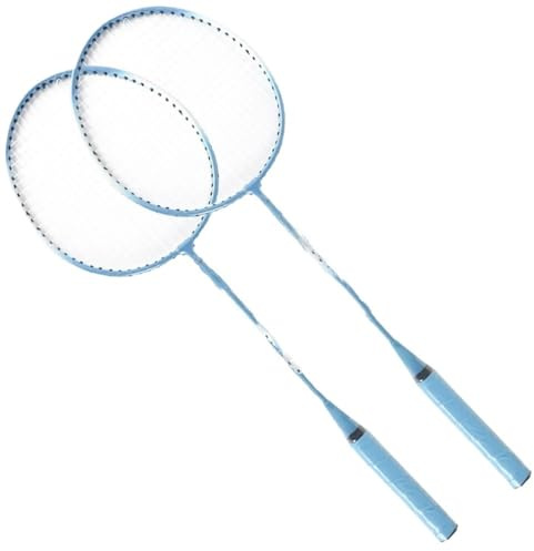 CaFfen Badminton Set Set di Racchette da Badminton con Borsa for Il Trasporto, Attrezzatura for Sport all'Aria Aperta, Leggere for Principianti