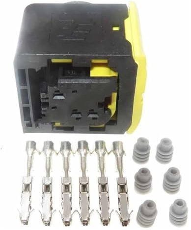 1 Set 6 Stift 1-1418469-1 Automotive Connector Vattentät Elektrisk Ledning Kompatibel Med Auto-to-truck