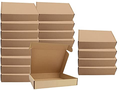 Kraft Carta Scatole Regalo Per Artigianato, 15X 15 X 5 Cm - 30 Pezzi