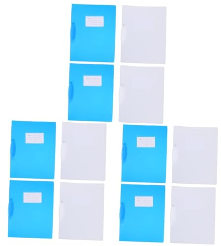 COHEALI 12 Stk Mappe Praktische Ordner Dokumentenordner Ordnerabdeckung Trüffel Pappbecher Buchbinder Verbindliche Präsentationshülle Aktenregal Rotieren Plastik Berichtsordner Spiral-