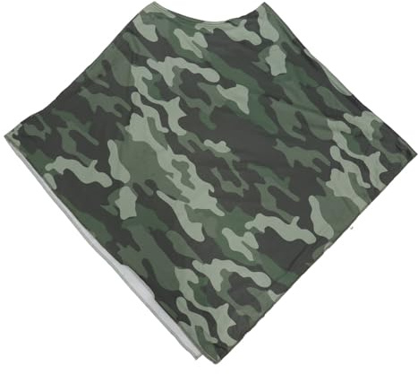 Milisten Foulard D'allaitement Couverture de Soins Infirmiers en Cellucotton Extérieur Camouflage Facile à Enfiler Confortable pour Voyage et Promenade des Mères