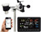 Sainlogic Profi Wetterstation WLAN - 7 in 1 Mit Regenmesser Und Windmesser, Kabellos Drinnen draußen,Internet Wetterstation Mit Regenmesser with Windgeschwindigkeit