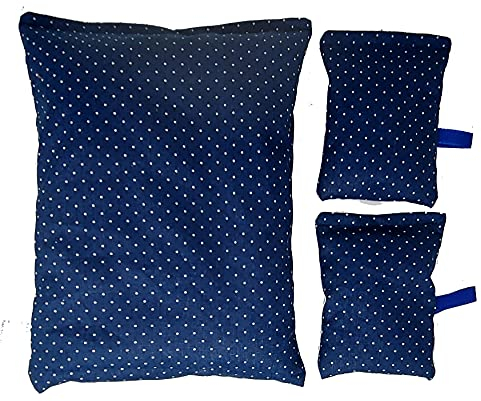 VITASIMPLEX 3 Lavendelkissen 1x ca.25x17cm, und 2 Lavendelsäcken mit Schlaufe zum Aufhängen, gefüllt mit 150g und 2X je 15g besten Französischen Lavendel aus der Provence