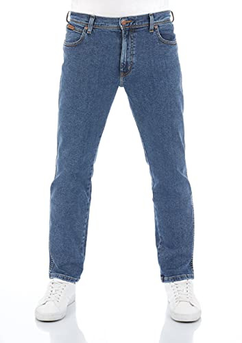 Wrangler Texas Slim, Jeans Uomo, Stonewash, 31W / 30L