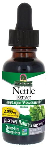 Nature's Answer, Nettle Extract (Estratto di Ortica), 400mg, 30ml, Testato in Laboratorio, Senza Glutine, Senza Soia, Vegano, Vegetariano, Non OGM