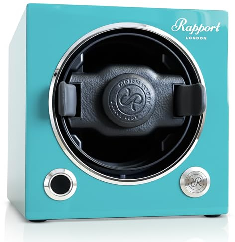 Rapport Aqua EVO Cube MKIII - Caja giratoria para reloj de edición limitada, pantalla automática de reloj individual, nueve ajustes de dirección y TPD, motor ultraligero, diseño clásico
