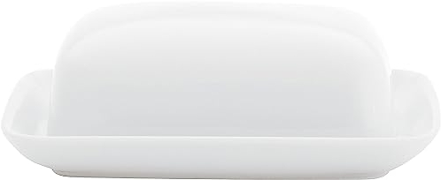 KAHLA Pronto Butterdose | weiße Butterglocke aus Porzellan