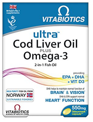 Vitabiotics Ultra Cod Liver Oil - 60 Capsules
