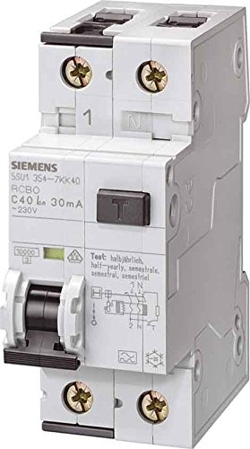 Siemens sentron Automatikblock + Differential Typ F 1+Neutral Kurve B 16A