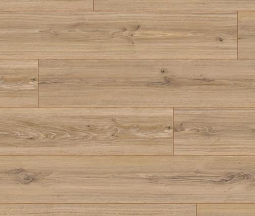 KRONOTEX Laminato Phalsbourg Rovere – Pavimento rustico dal design classico in legno, serie robusta, 188 × 1375 mm, spessore 12 mm, superficie strutturata, durevole e facile da pulire, 188 x 1375 mm