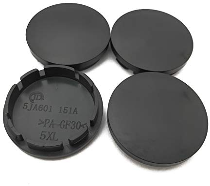 Buwei 4 Stück 56mm Auto Rad Mittelnabenkappen Universal ABS Fahrzeugreifen Reifen Felgenabdeckung