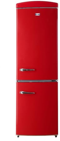 Conserv 24in RETRO BOTTOM MOUNT 11cf Refrigerator Fast Freeze 110V in Red