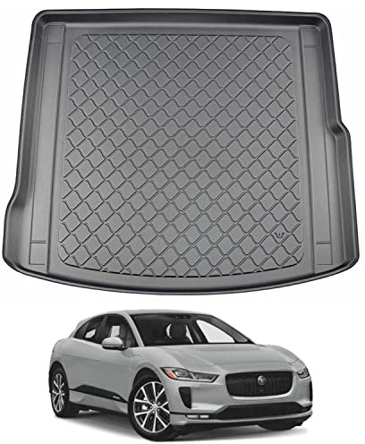 NOMAD Boot Liner Compatible with Jaguar I-Pace 2018+ Premium Tailored Fit Car Floor Mat Protector Guard Tray Black Custom Fitted Accessory - Dog Friendly & Waterproof with Raised Edges